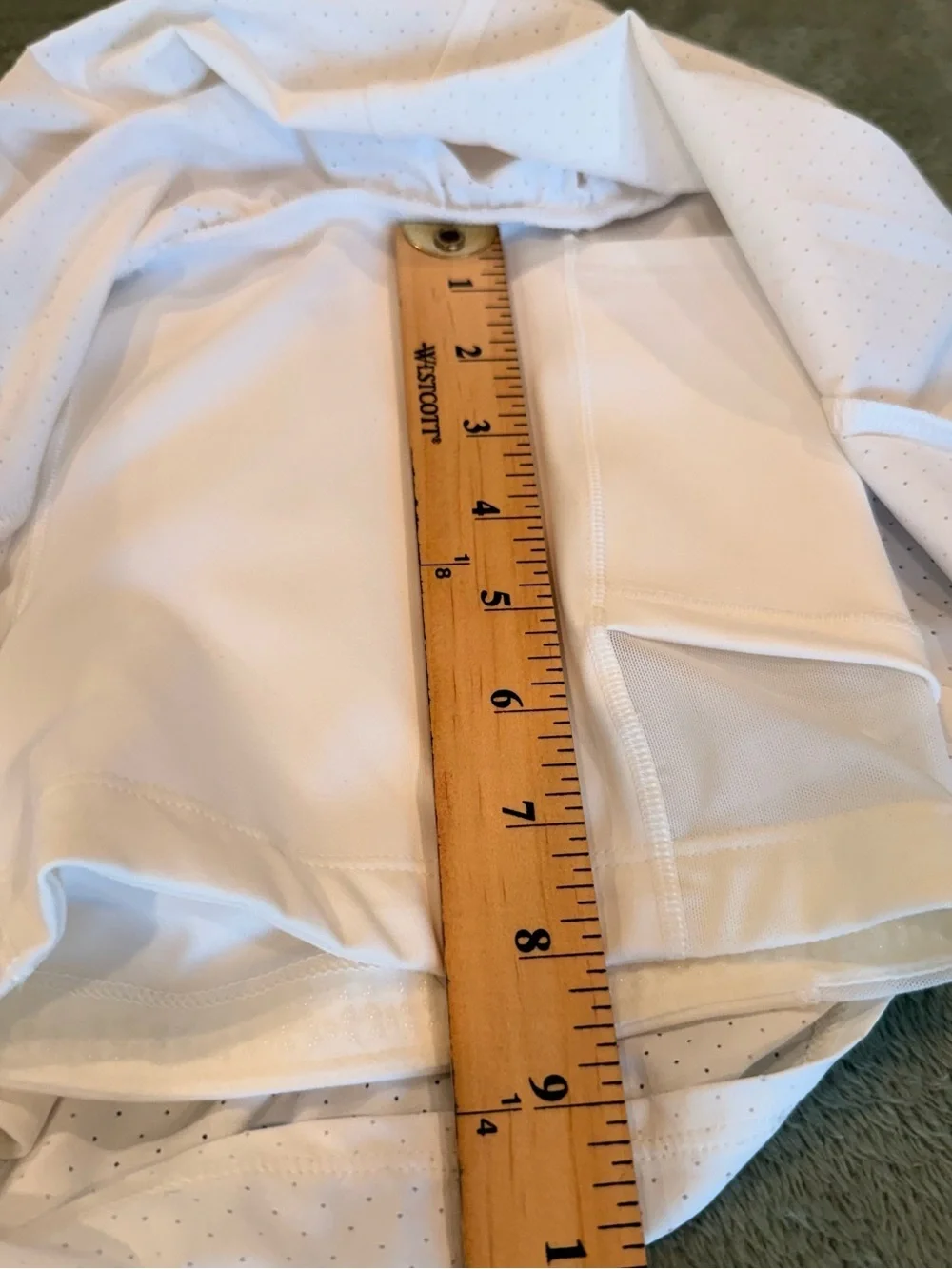 NWT CALIA Women’s XS White High Rise Performance Skort Athletic Tennis Golf